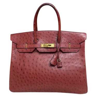 Hermès Birkin 35 ostrich handbag
