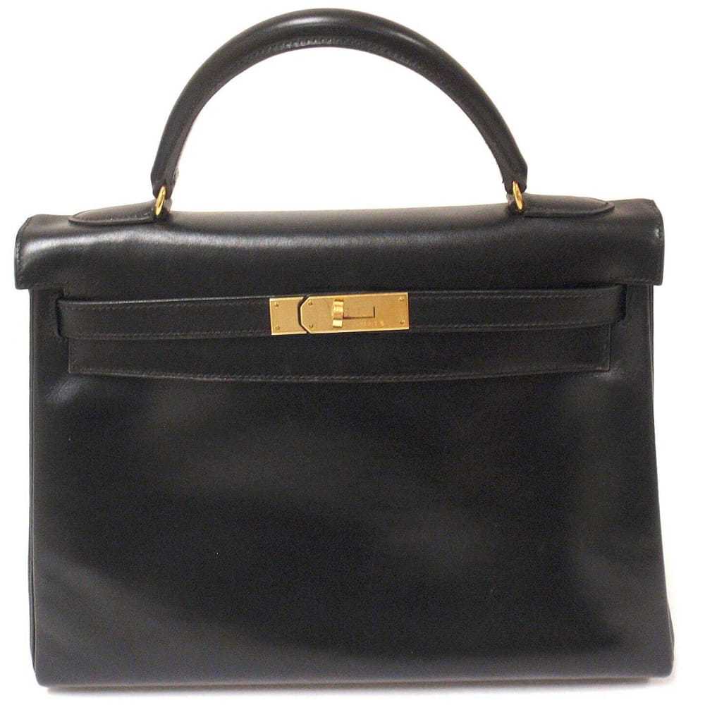 Hermès Kelly 32 leather handbag - image 5