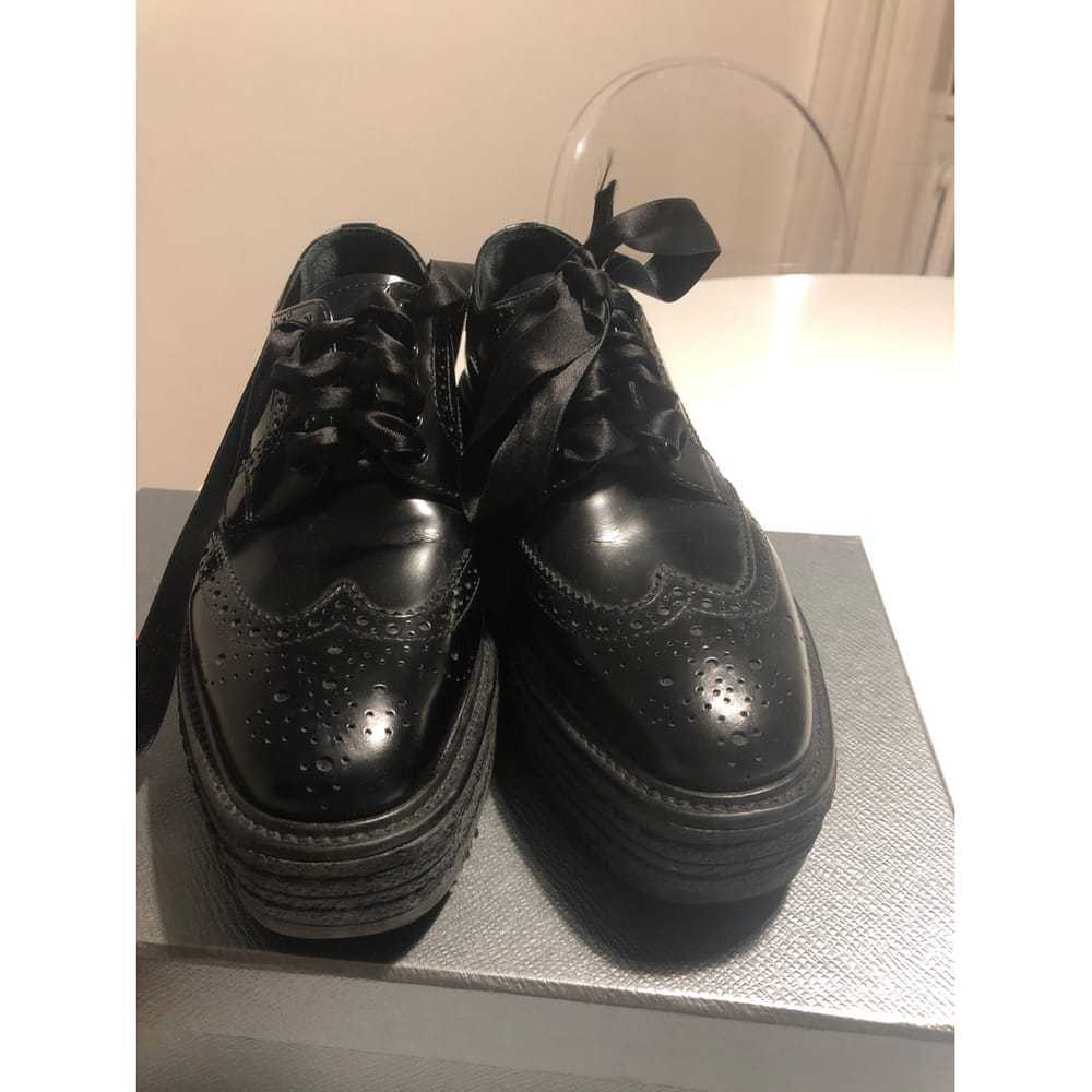 Prada Monolith leather lace ups - image 9