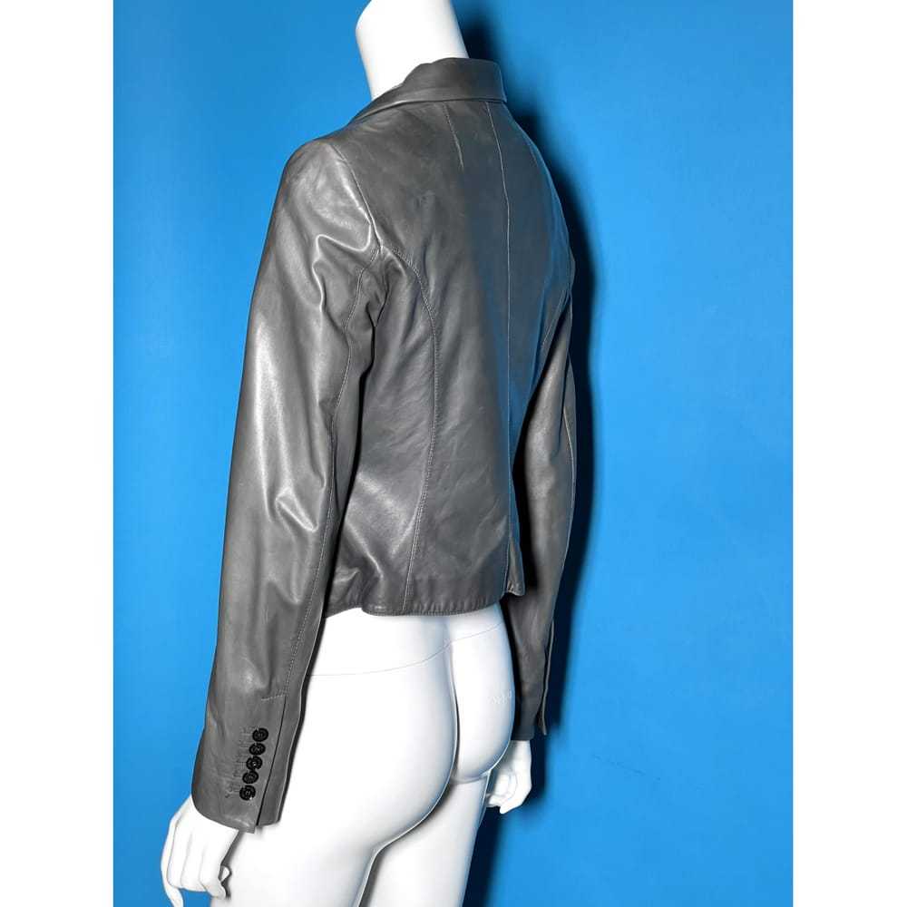 Burberry Leather blazer - image 7
