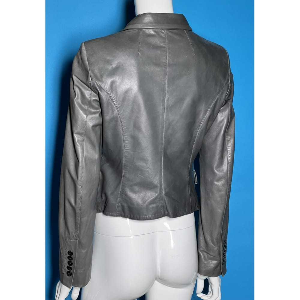 Burberry Leather blazer - image 8