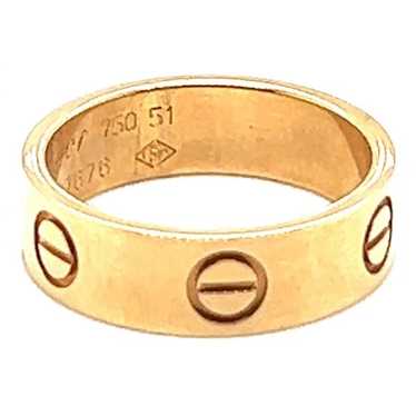 Cartier Love yellow gold ring