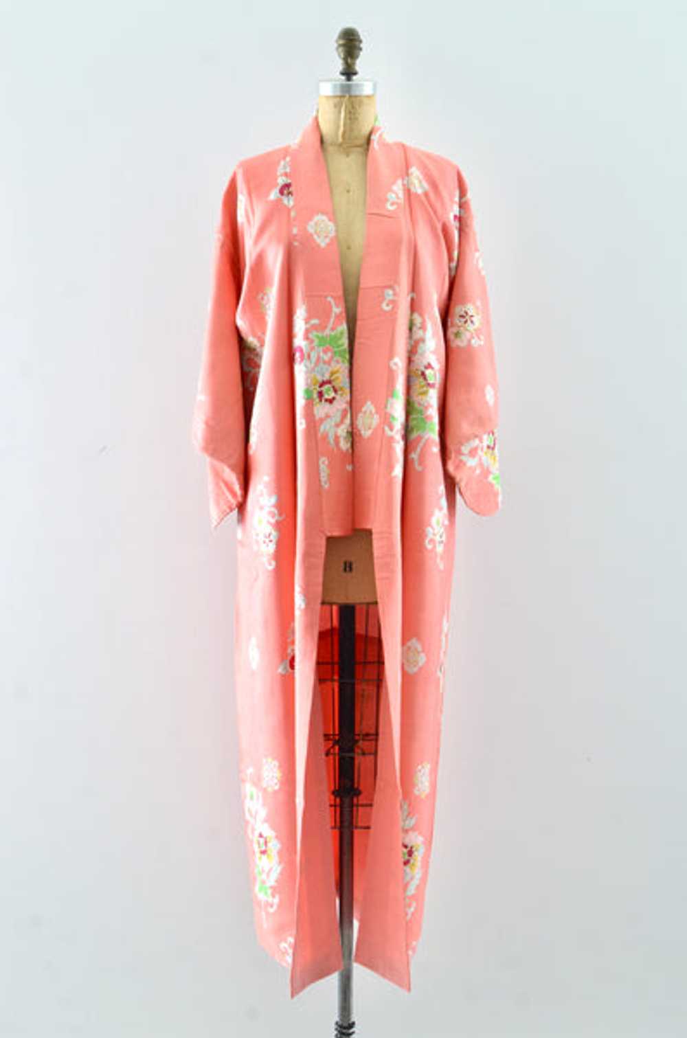 Peach Dezato Kimono - image 3