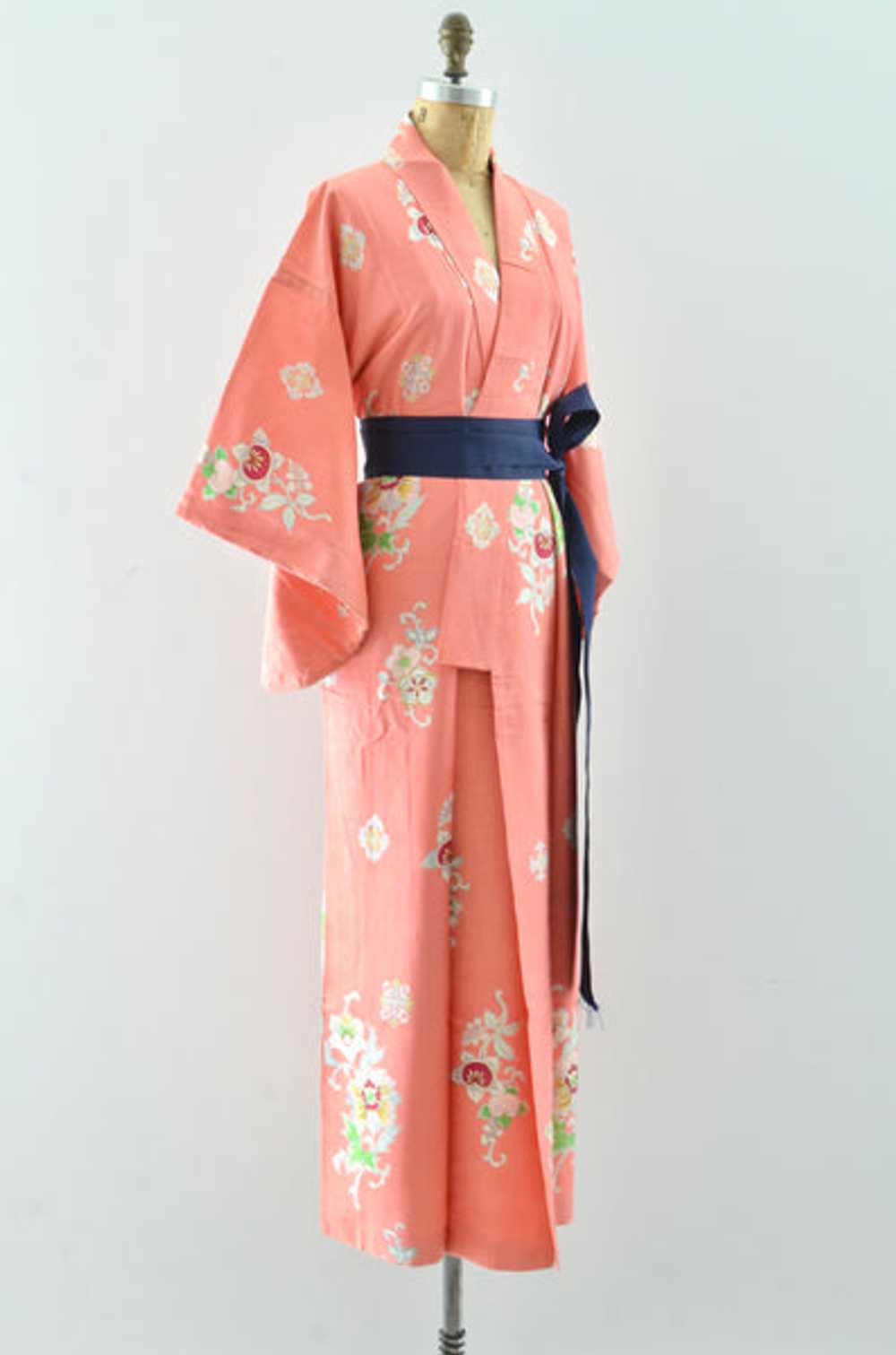 Peach Dezato Kimono - image 5