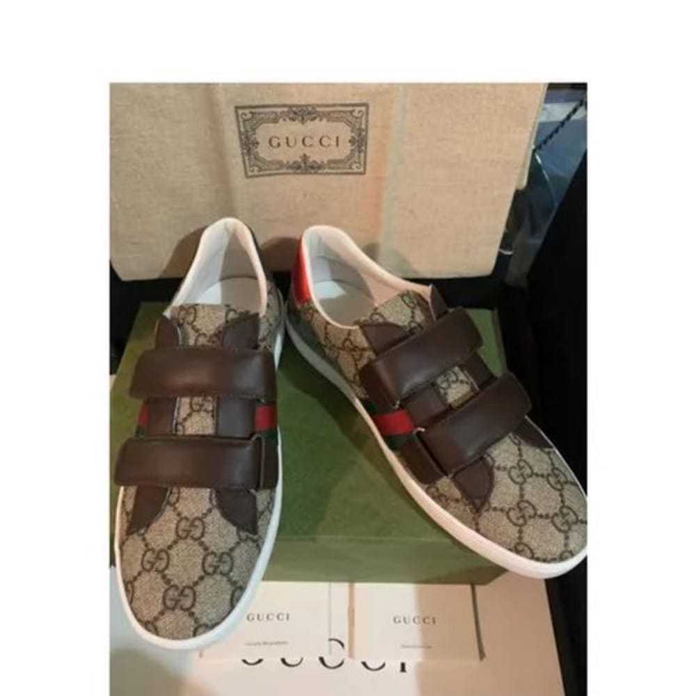 Gucci Ace cloth trainers - image 3