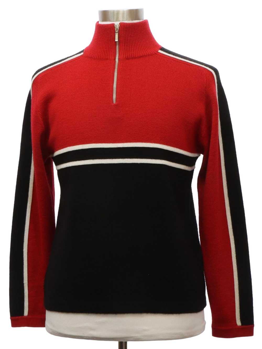 1980's Meister Mens Meister Mod Wool Ski Sweater - image 1