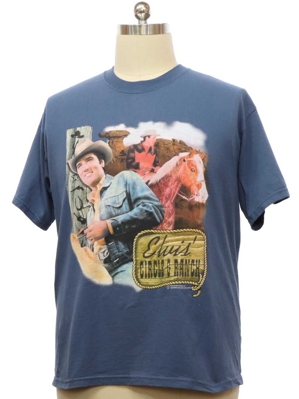 1990's Gildan Activewear Mens Elvis Presley T-Shi… - image 1