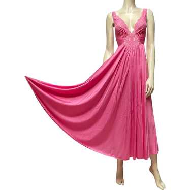 Vintage Olga BODYSILK Nightgown Huge Sweep STYLE 9296 SIZE P USA