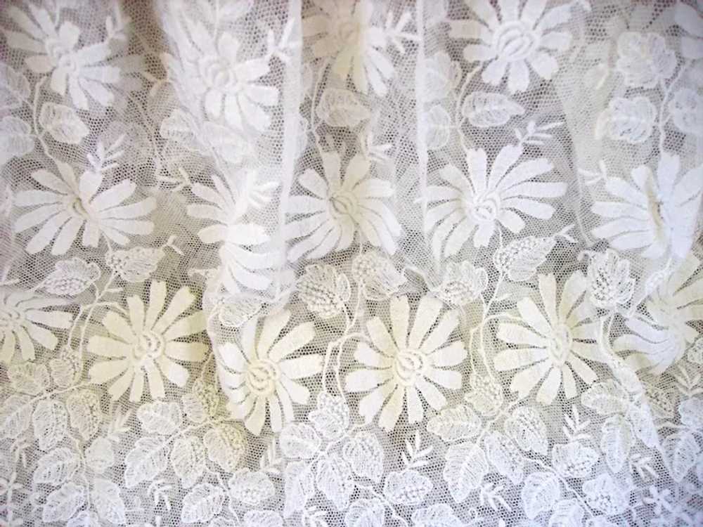 SALE  -Exquisite Vintage 1930s French Net Lace Ch… - image 12