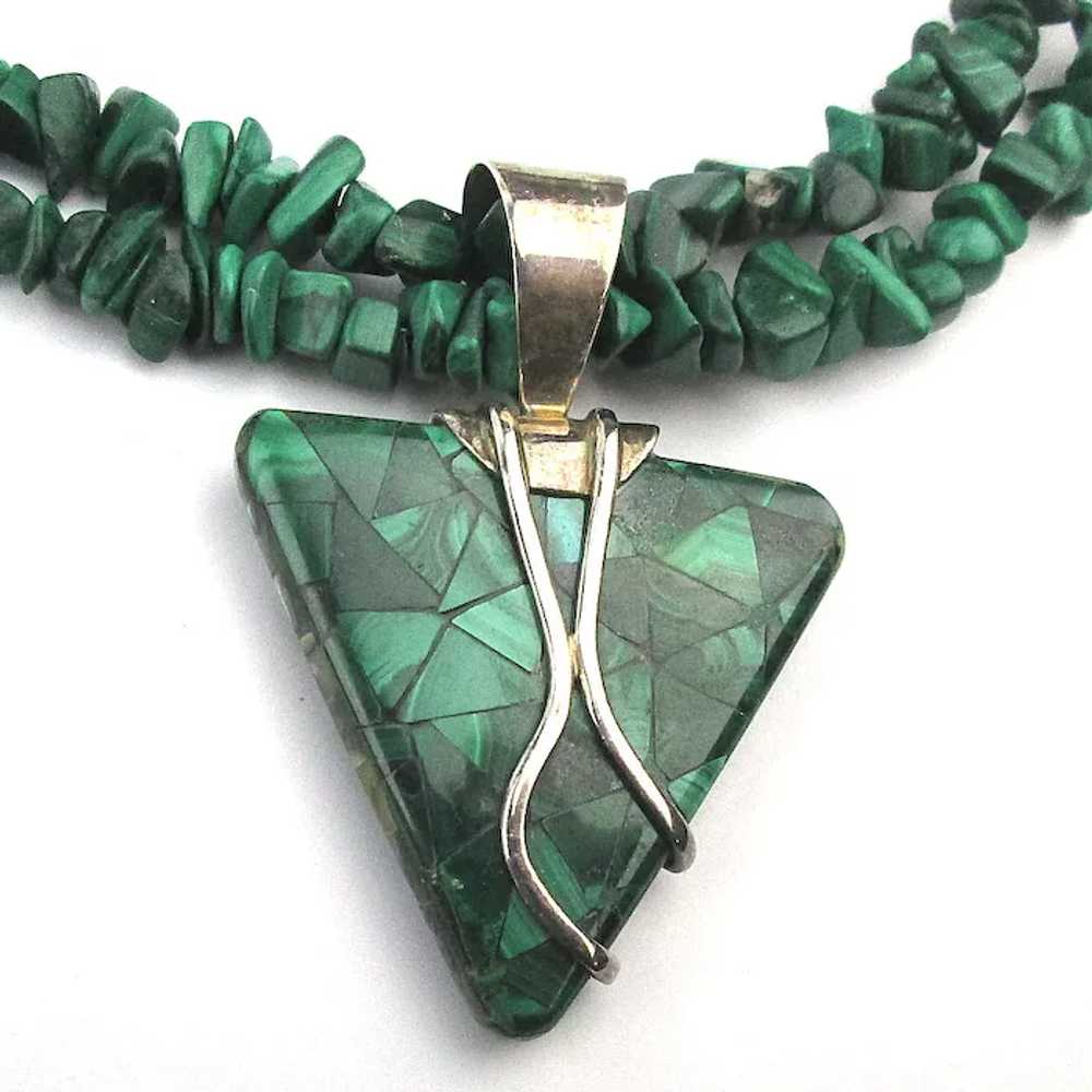 Desert Rose Trading Sterling Silver Malachite Nec… - image 4