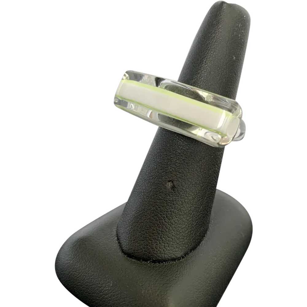 Solid Glass Ring - image 1