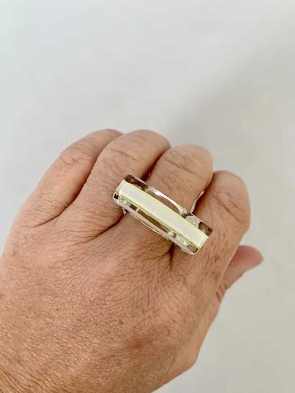 Solid Glass Ring - image 2