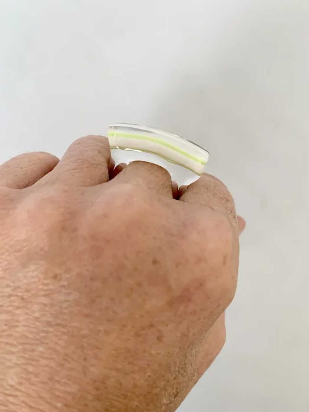 Solid Glass Ring - image 4