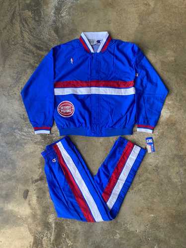 Deadstock Detroit Pistons Warm Up Suit