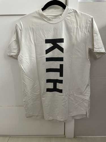 Kith Vertical Logo Tee “White”