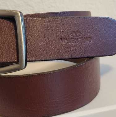Vintage brown leather valentino belt - Gem