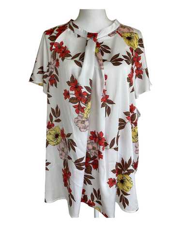 Liz Claiborne Fall Print Top, 3X - image 1