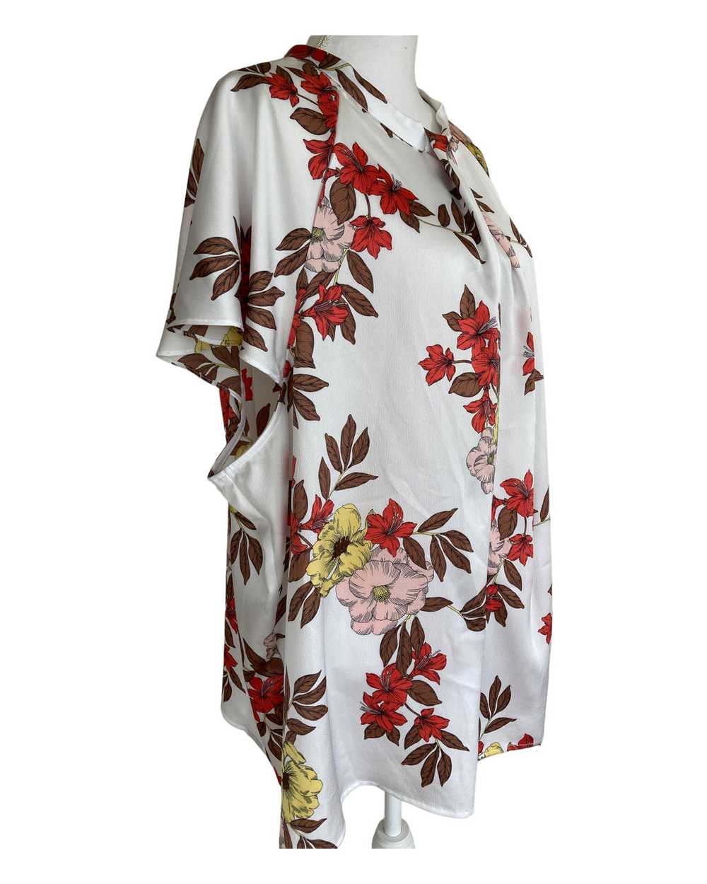 Liz Claiborne Fall Print Top, 3X - image 3