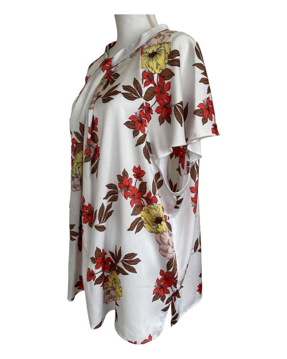 Liz Claiborne Fall Print Top, 3X - image 4