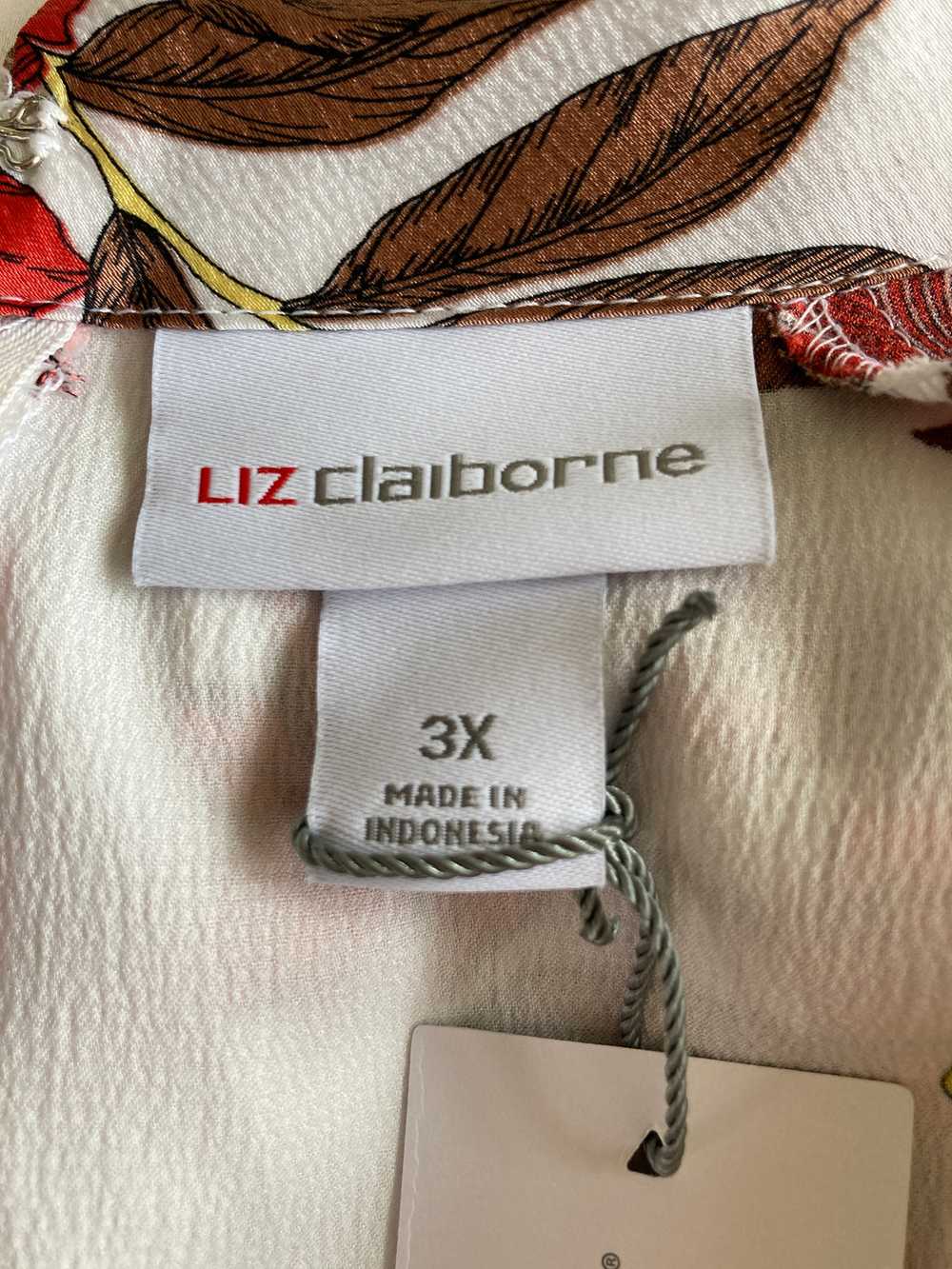 Liz Claiborne Fall Print Top, 3X - image 6