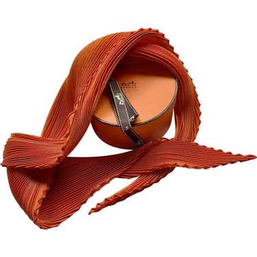 Hermès Orange Silk Bolduc Scarf ref.235738 - Joli Closet