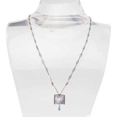 Designer Ananda Khalsa sterling silver gemstones h