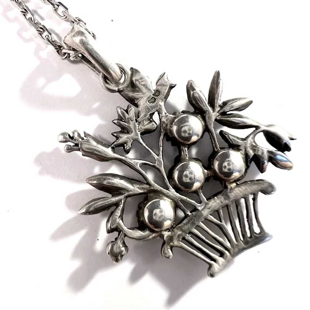 France c 1910. Antique Edwardian Silver Coloured … - image 5