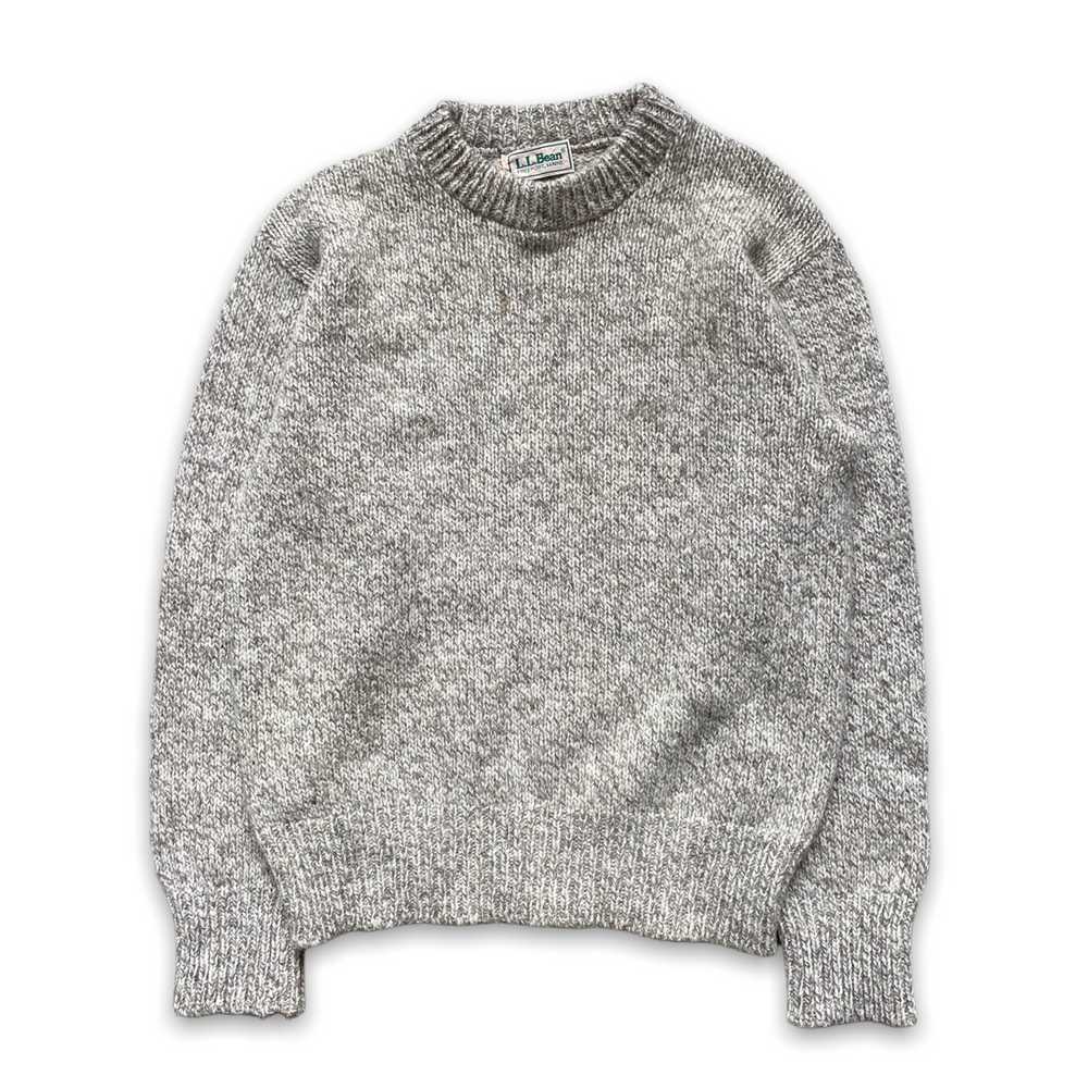 LL Bean Oatmeal wool sweater. Xs - image 1