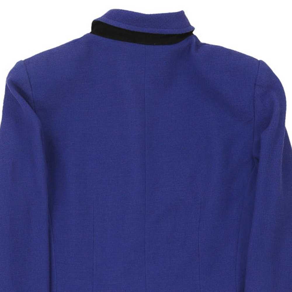 Ungaro Coat - Medium Blue Wool Blend - image 5