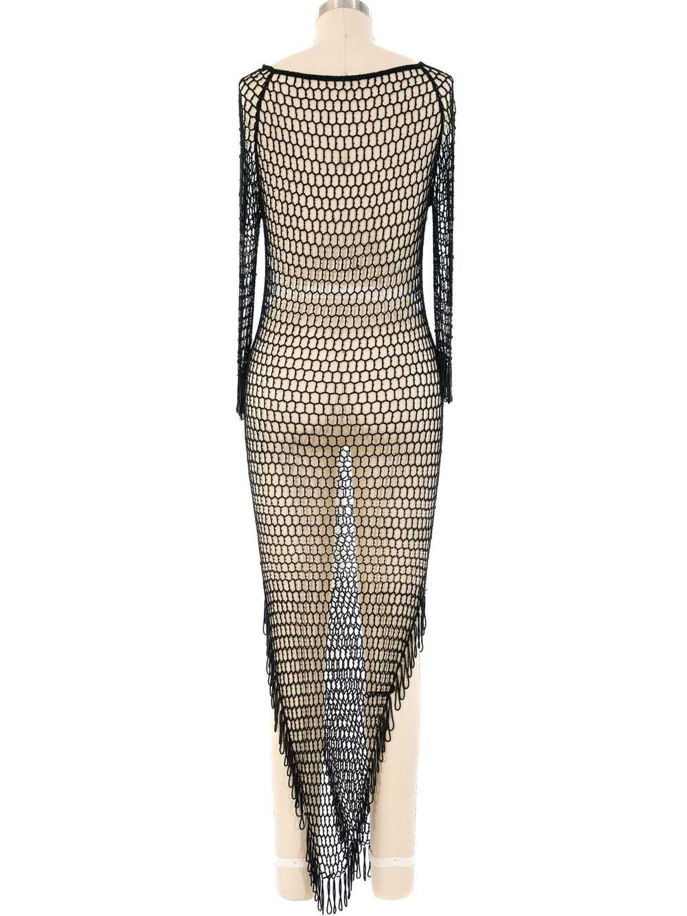 Chicida Black Strapless Crystal Maxi Bandage Dress M / Black