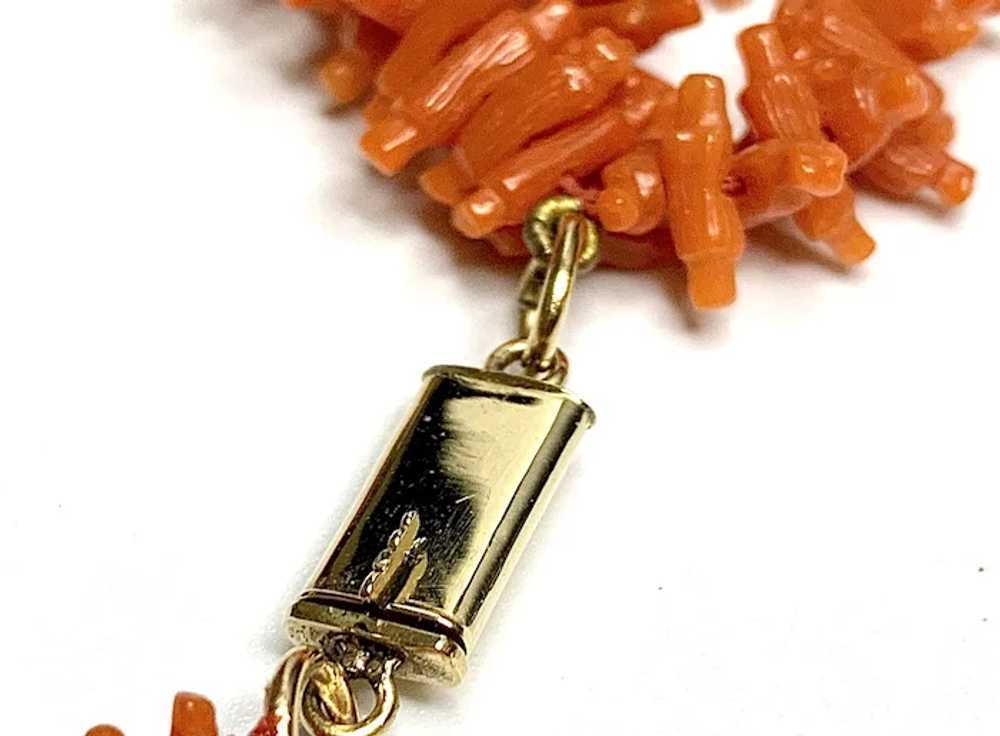 Antique Georgian Coral Necklace - image 2