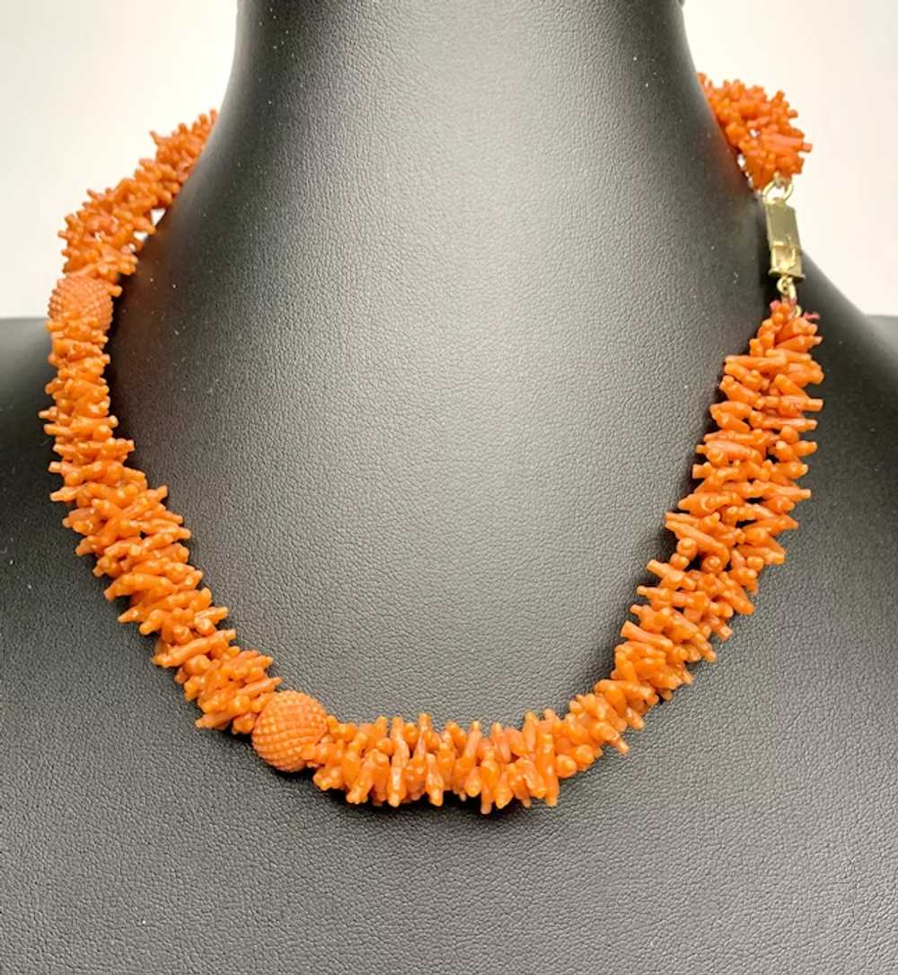 Antique Georgian Coral Necklace - image 4