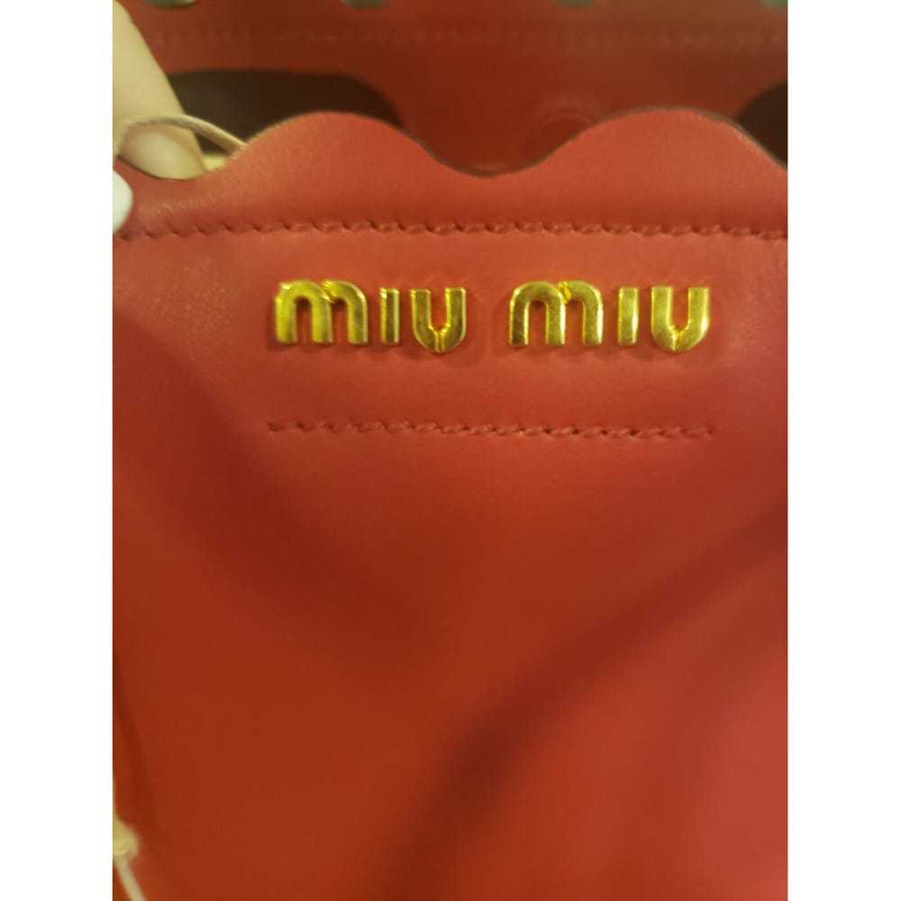 Miu Miu Leather tote - image 6