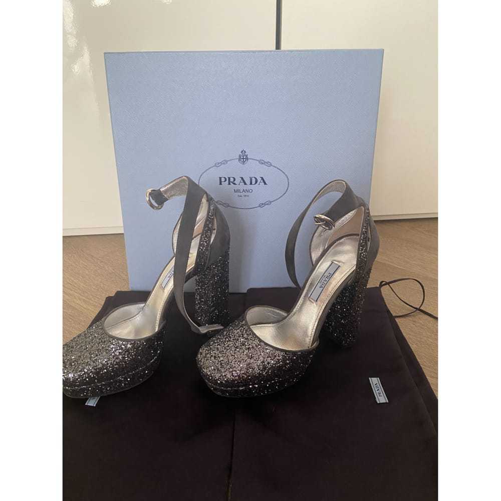 Prada Glitter heels - image 3