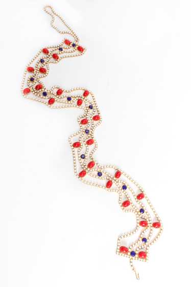 Stone Jeweled Chain Link Belt
