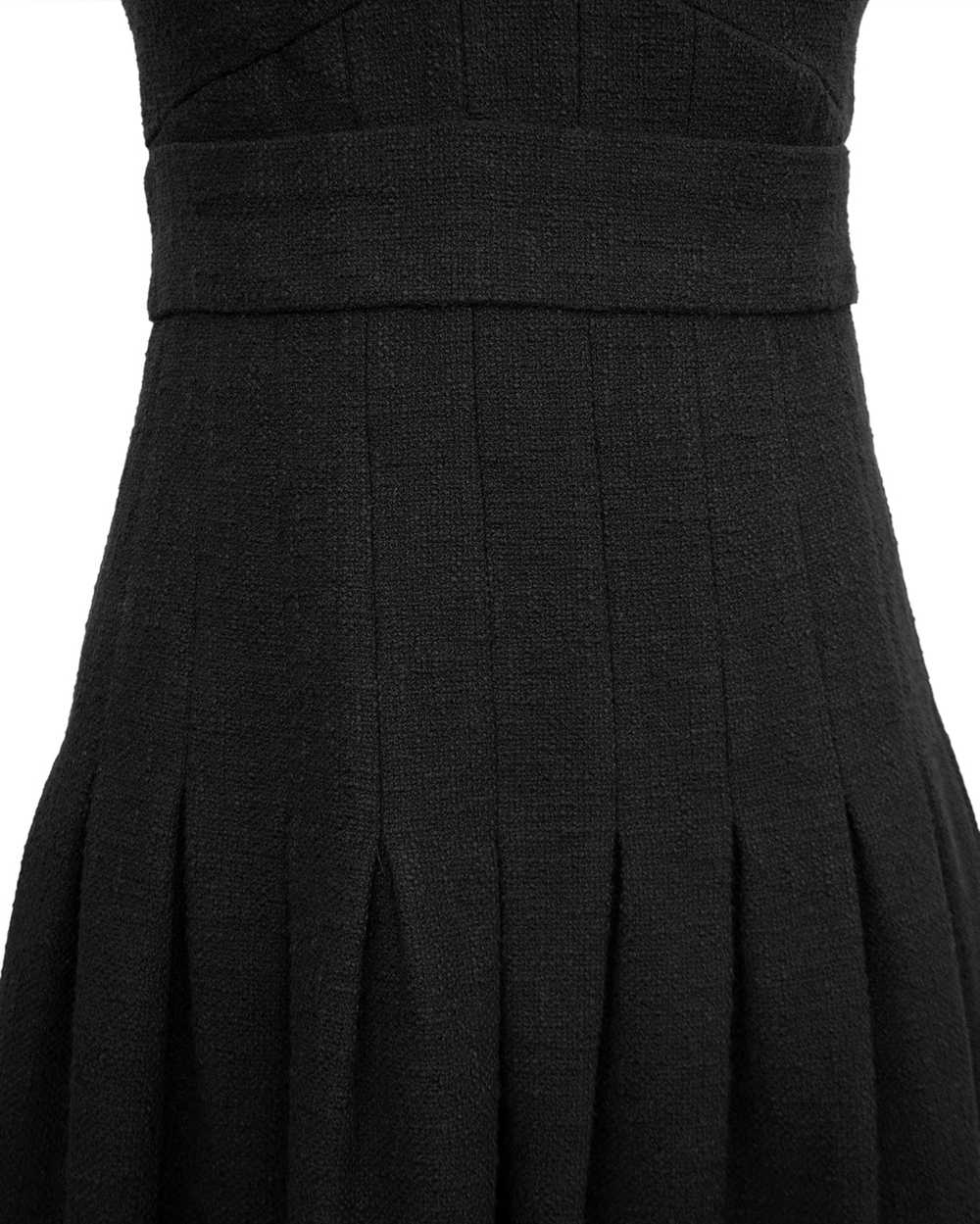 Chanel Black Bouclé Off-The-Shoulder LBD from 2007 - image 7