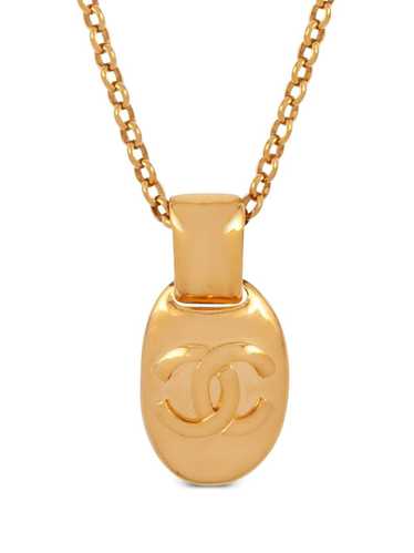 CHANEL Pre-Owned 1997 CC pendant necklace - Gold - image 1