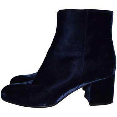 Gianvito Rossi Velvet ankle boots - image 1