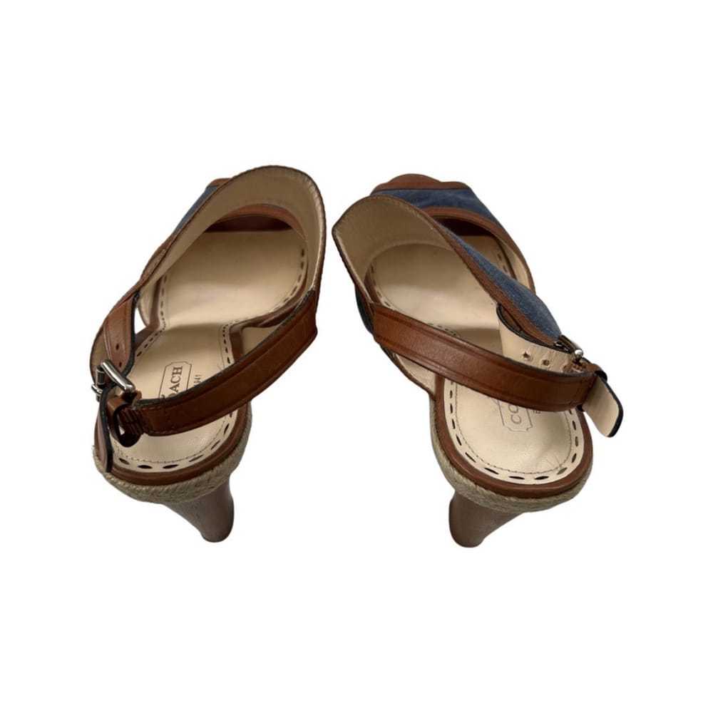 Coach Leather sandals - image 4