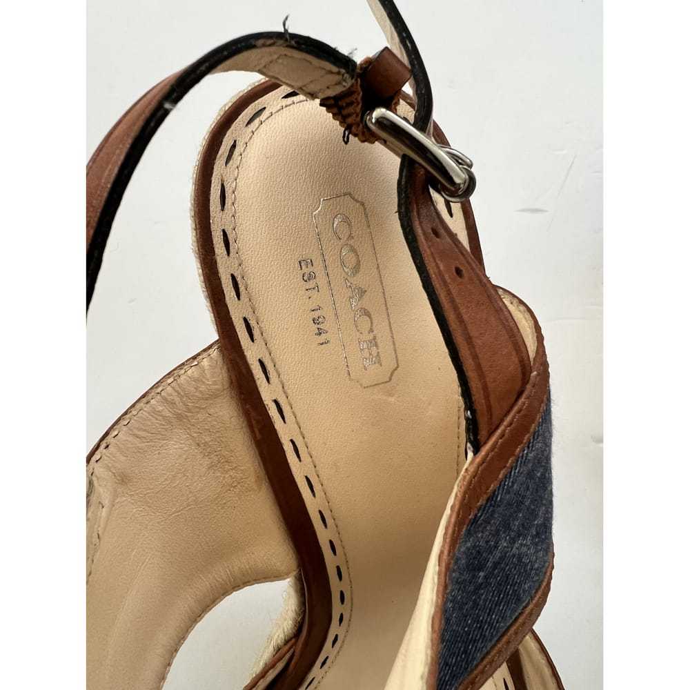 Coach Leather sandals - image 6