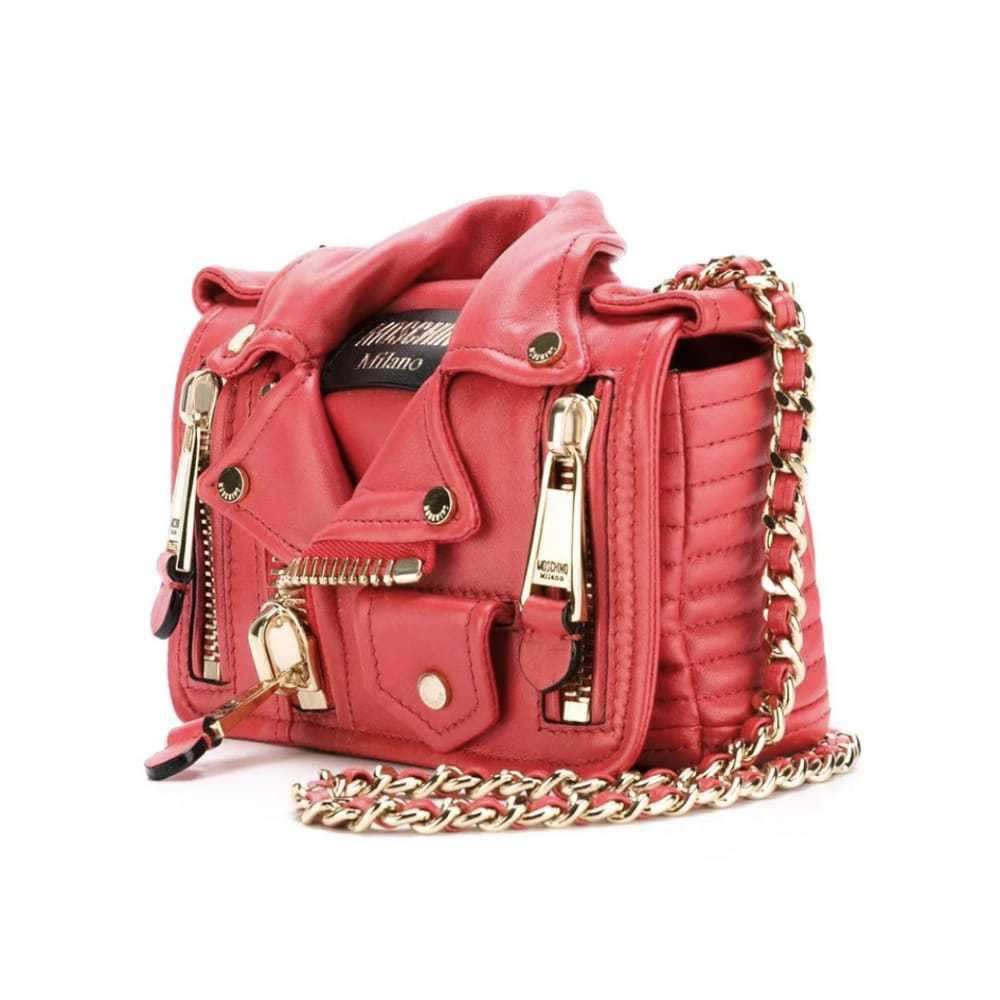 Moschino Biker leather handbag - image 3