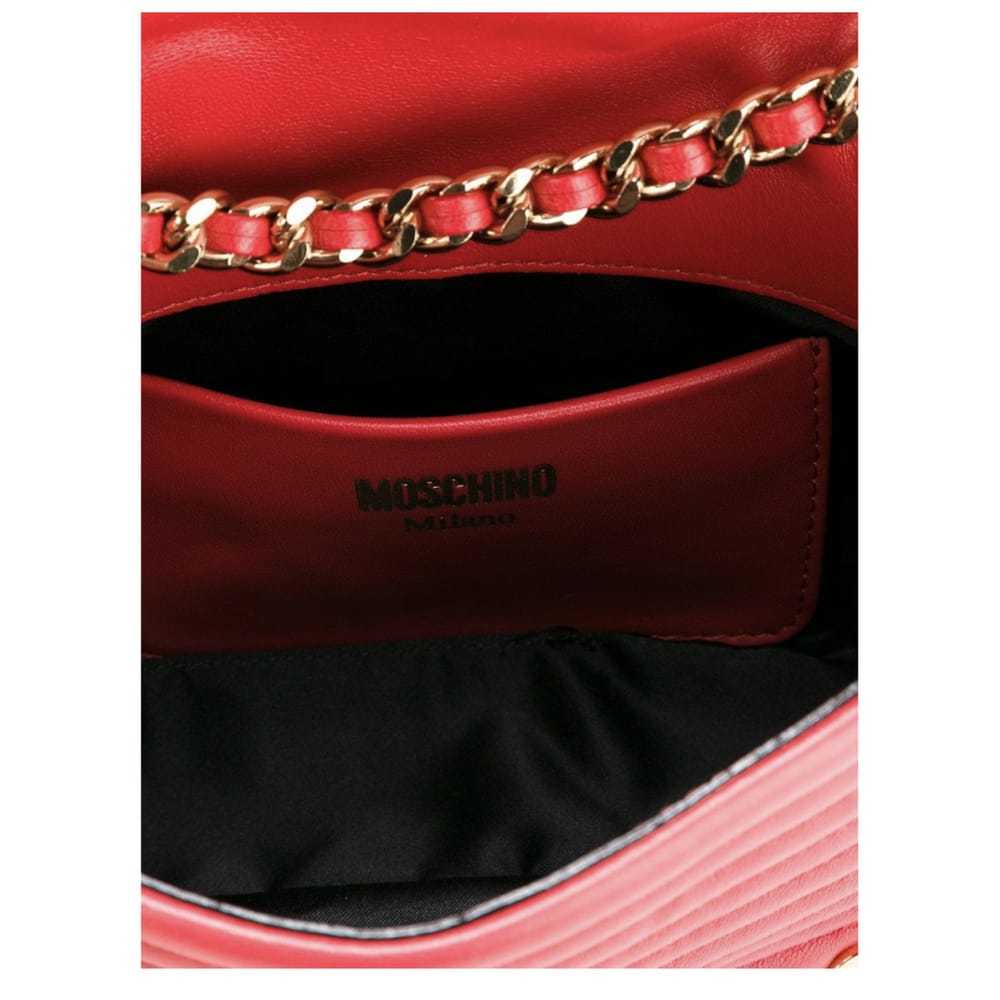 Moschino Biker leather handbag - image 4