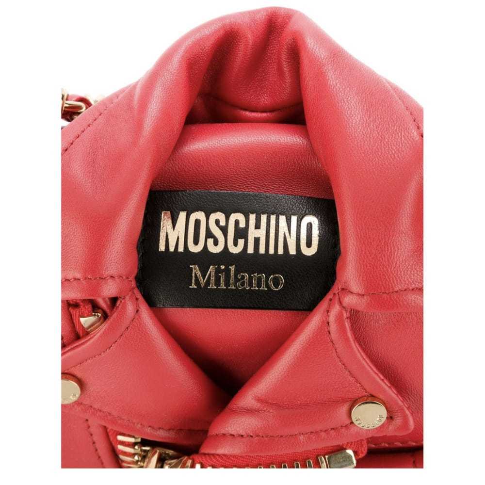 Moschino Biker leather handbag - image 5