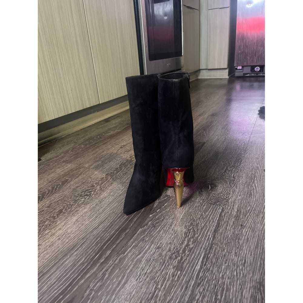 Christian Louboutin Velvet ankle boots - image 4