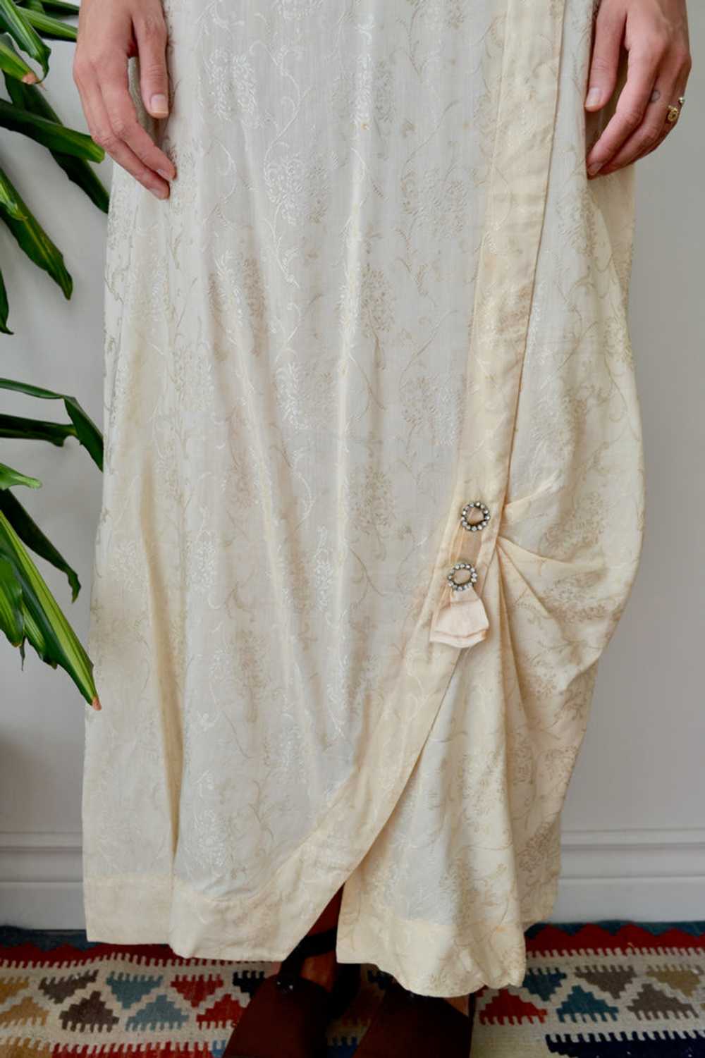 Antique Beaded Bodice Dress - image 3