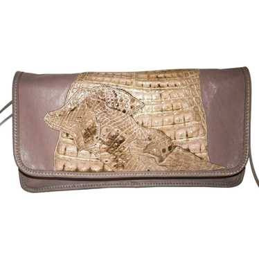Vintage Carlos Falchi Hornback Caiman Handbag - image 1