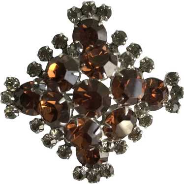 Juliana by D&E Black Diamond Brooch - image 1