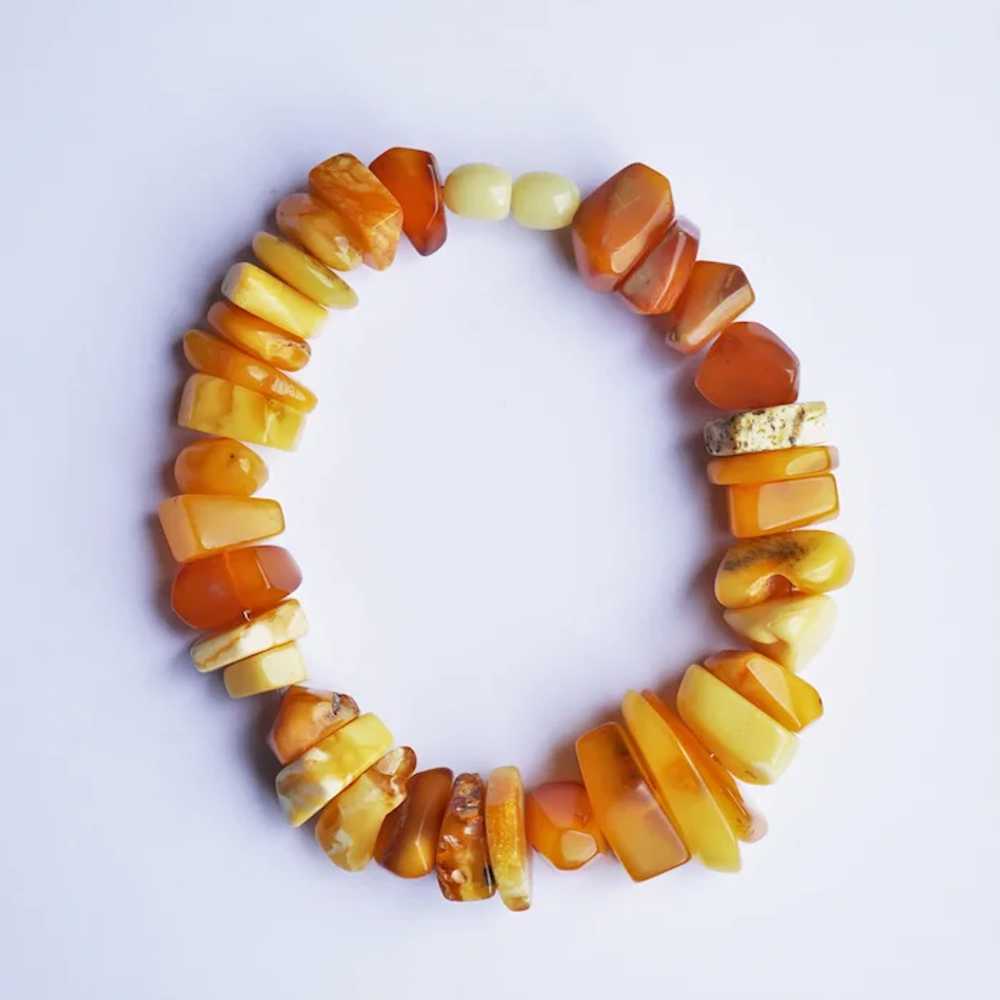 Honey Butterscotch Genuine Baltic Amber Bracelet - image 2