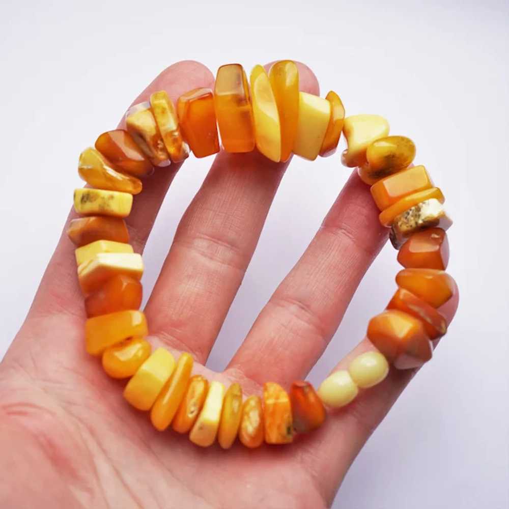 Honey Butterscotch Genuine Baltic Amber Bracelet - image 3