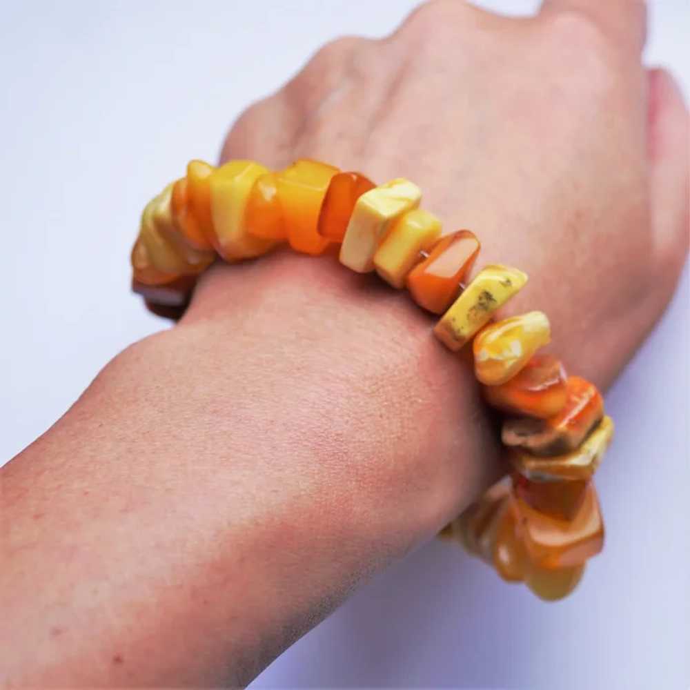 Honey Butterscotch Genuine Baltic Amber Bracelet - image 5